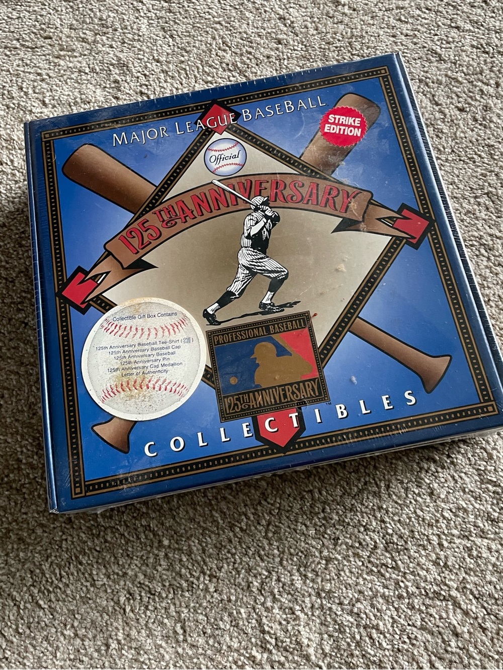 MLB 125th Anniversary Collectibles Gift Box  | Sealed | Brand New